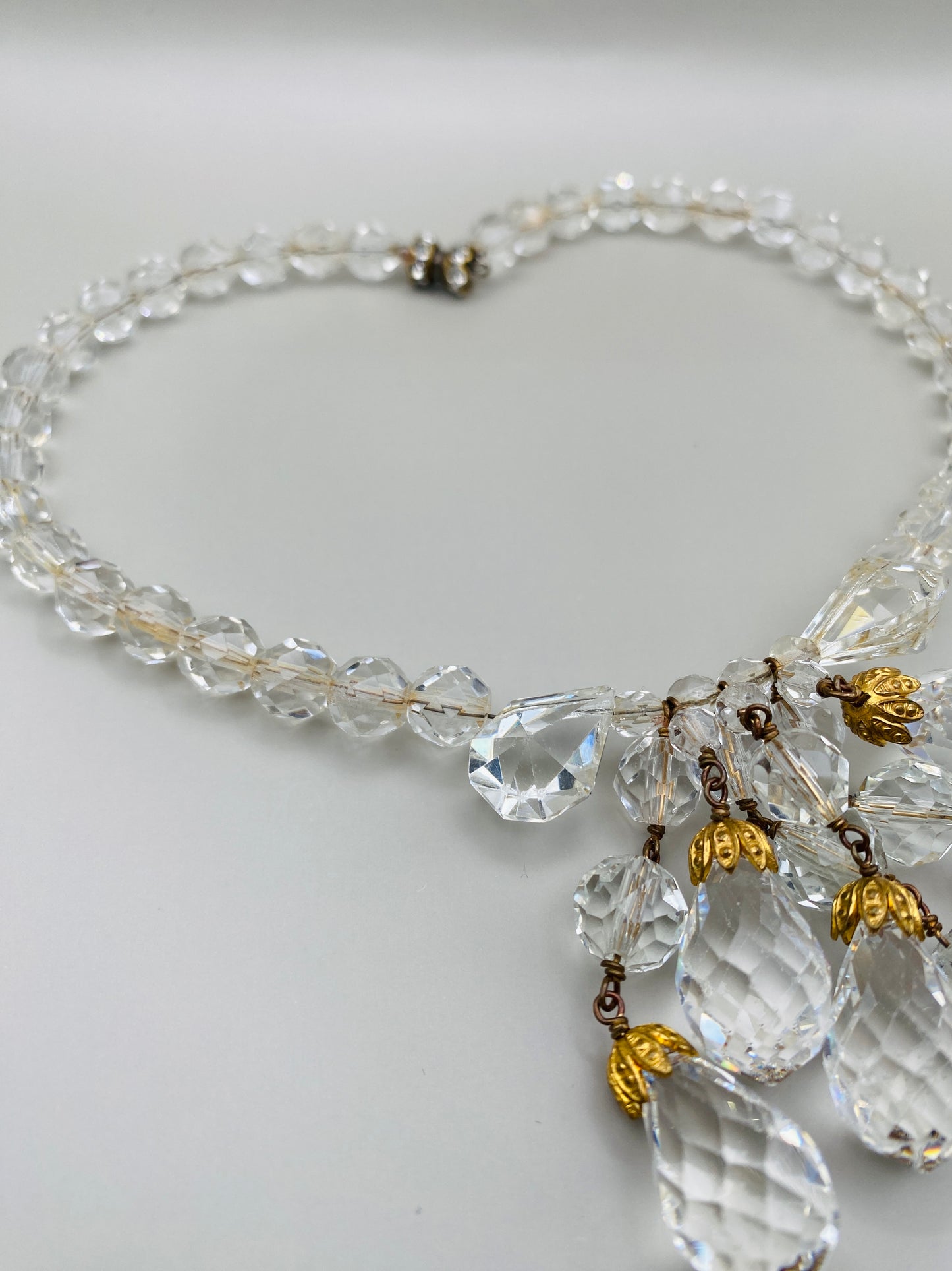 Collier Vintage 50s en cristal