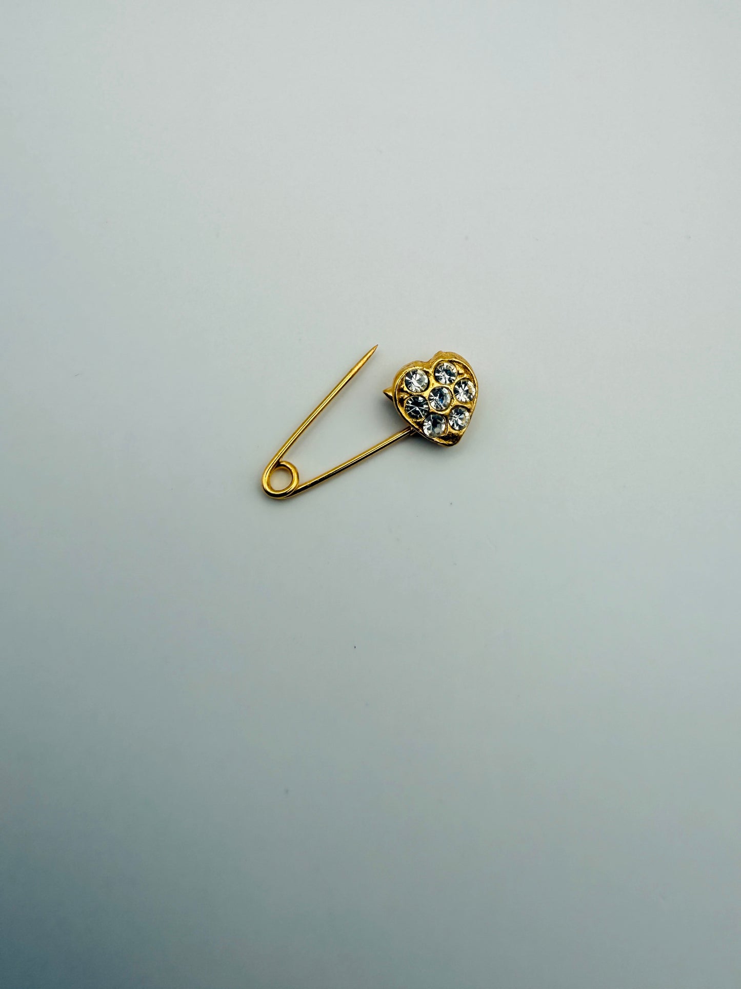 Broche vintage coeur