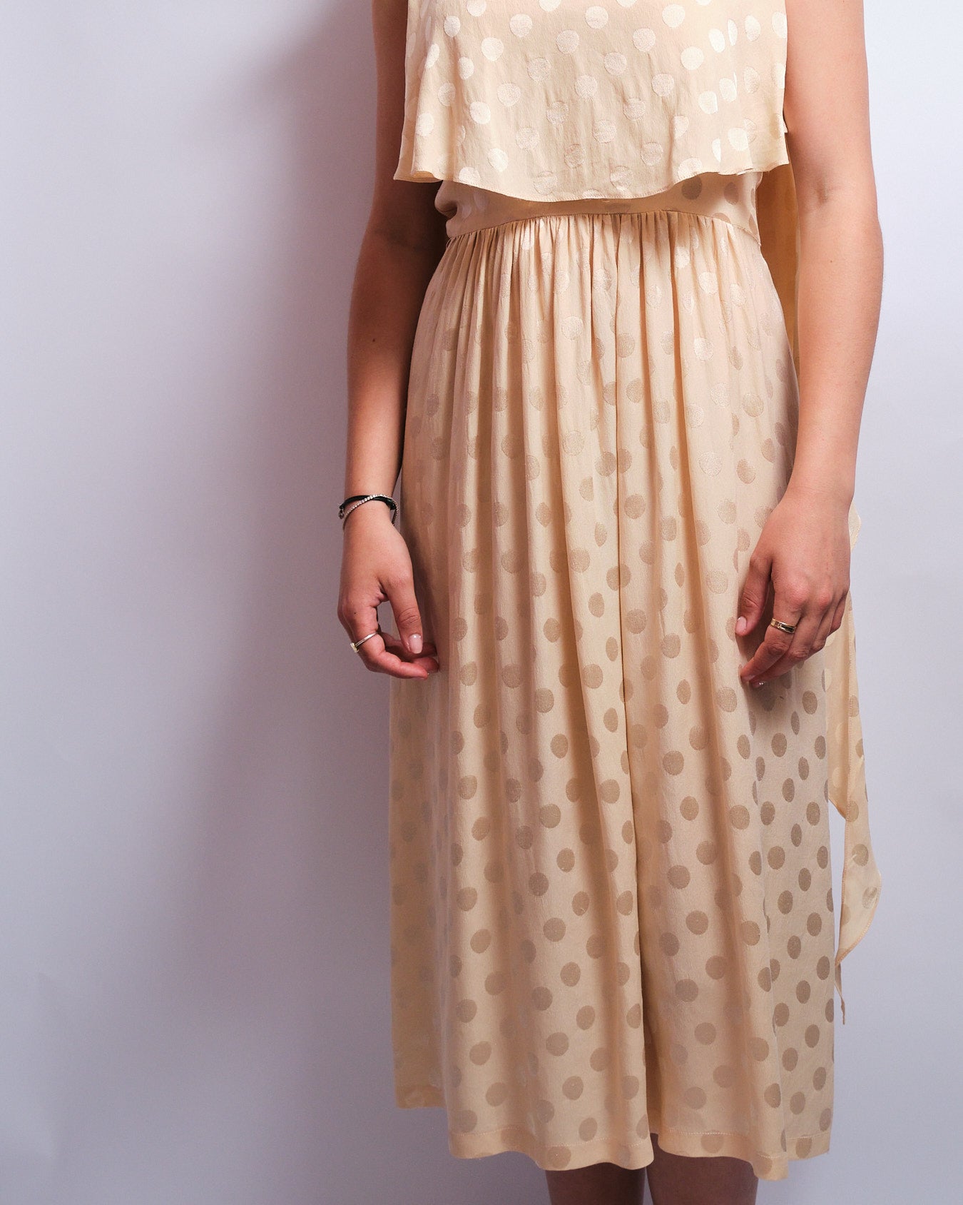 Robe Vintage Phillipe de Ville Paris en soie – années 70