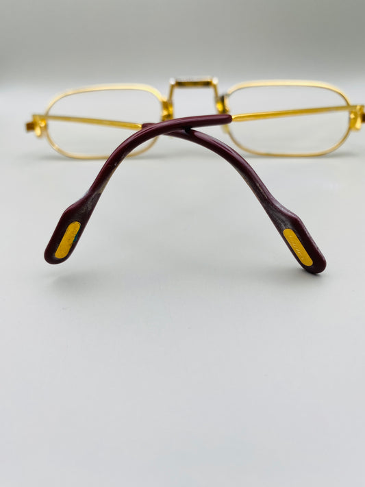 Lunettes loupes Cartier Demi Lune Vintage 140 50/24