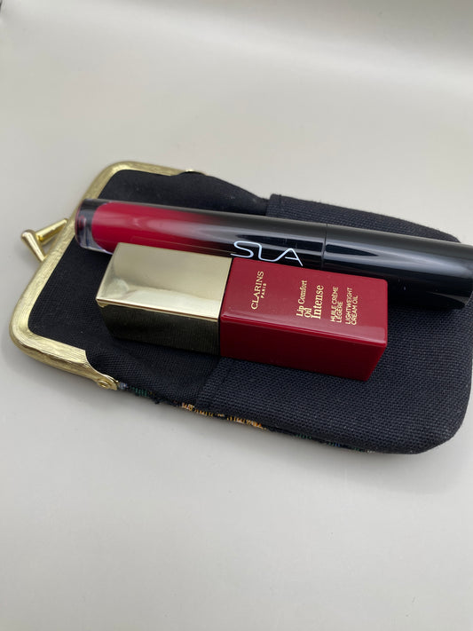 Trousse vintage en tissu