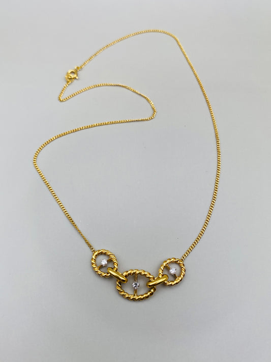 Collier Vintage 50s or 18k