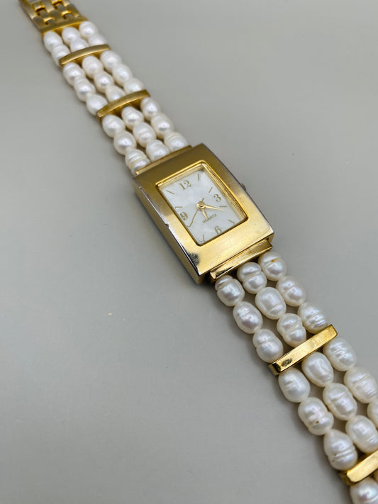 Montre Vintage perles d’eau douce