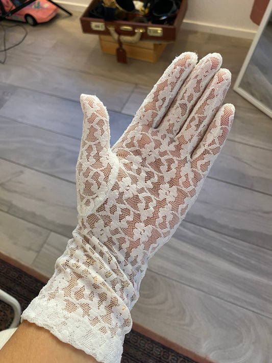 Gants courts vintage