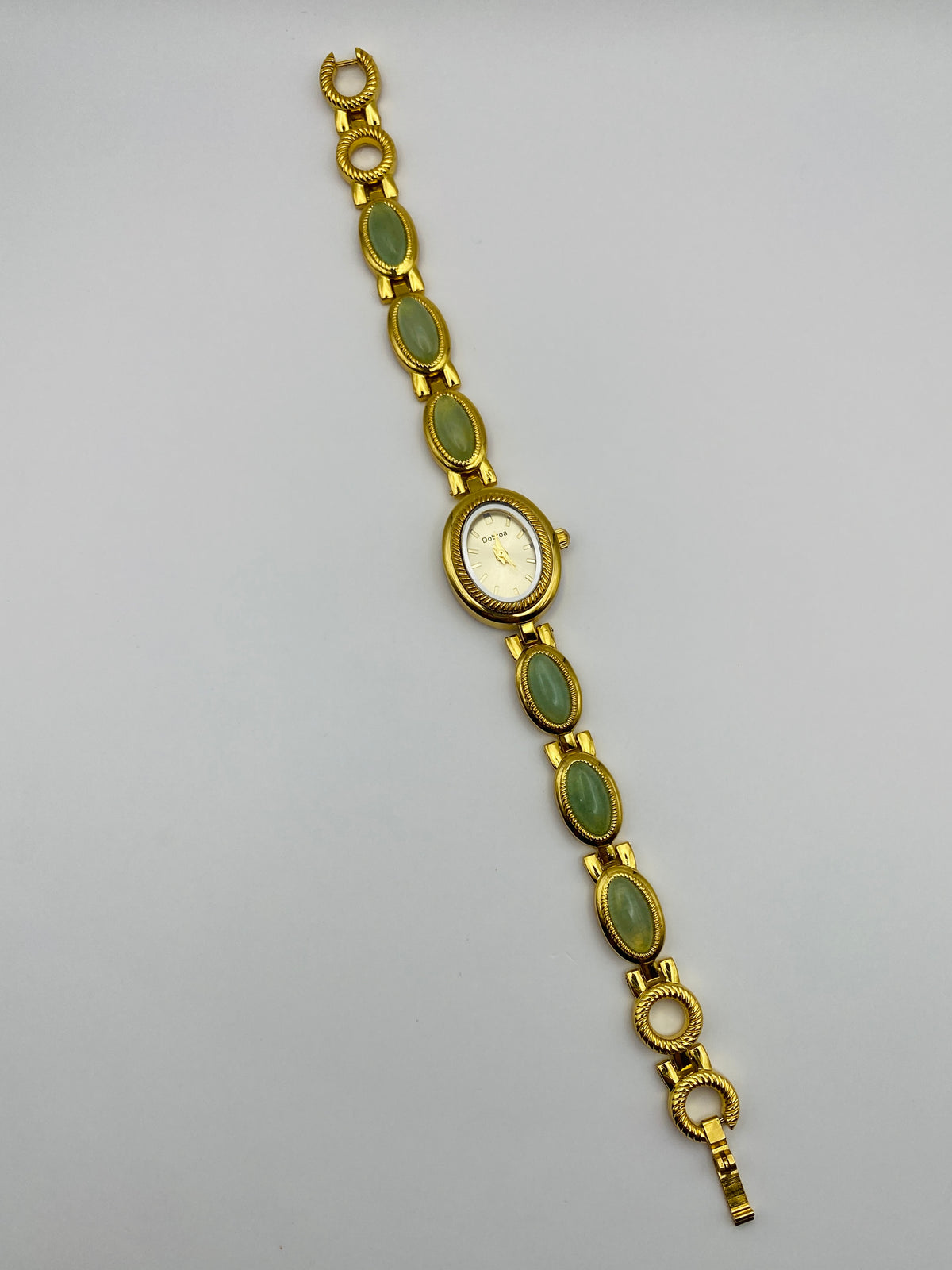 Montre-bijou Dobroa – cabochons verts