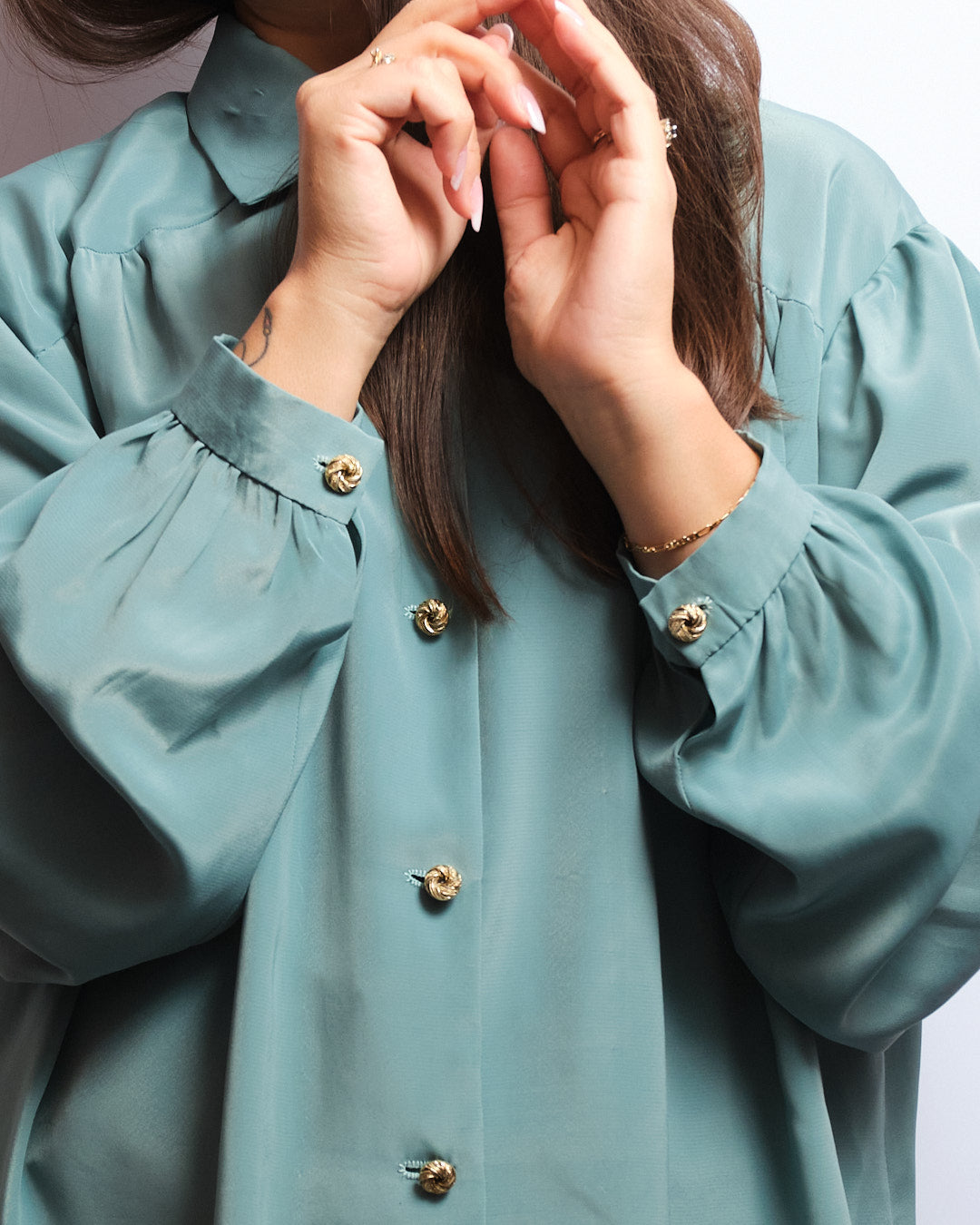 Chemisier Vintage 70s fait main