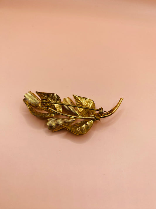 Broche vintage fleur