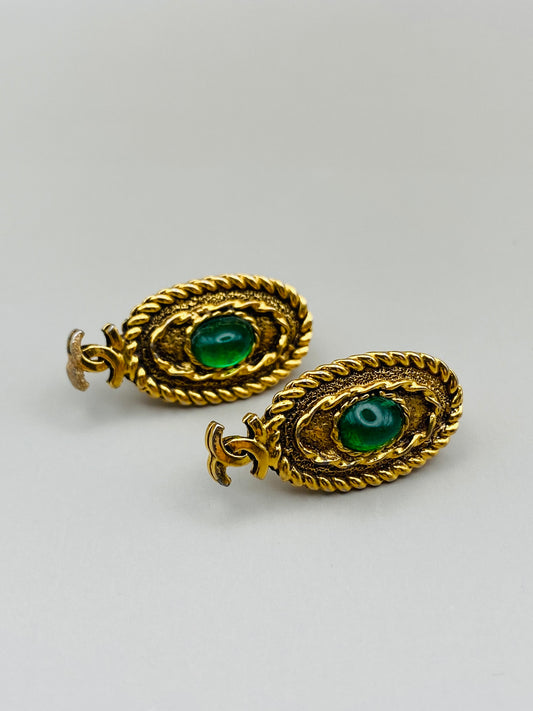 Clips Vintage 70s CHANEL GRIPOIX