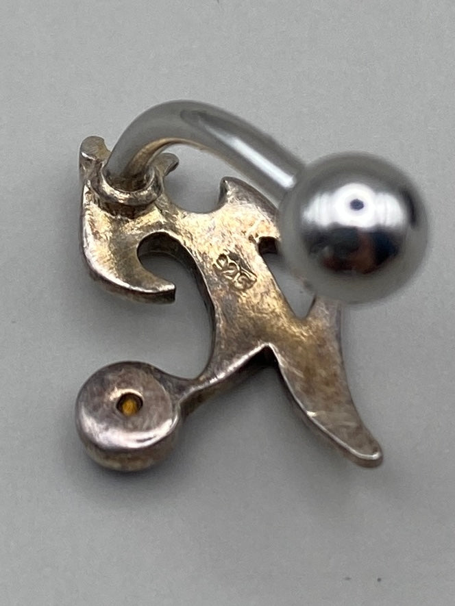Piercing tribal Vintage 00s argent 925