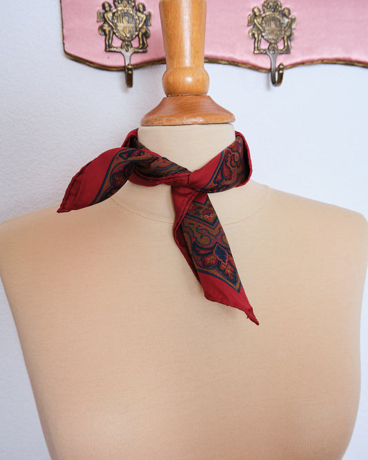 Mini foulard vintage Etro en soie