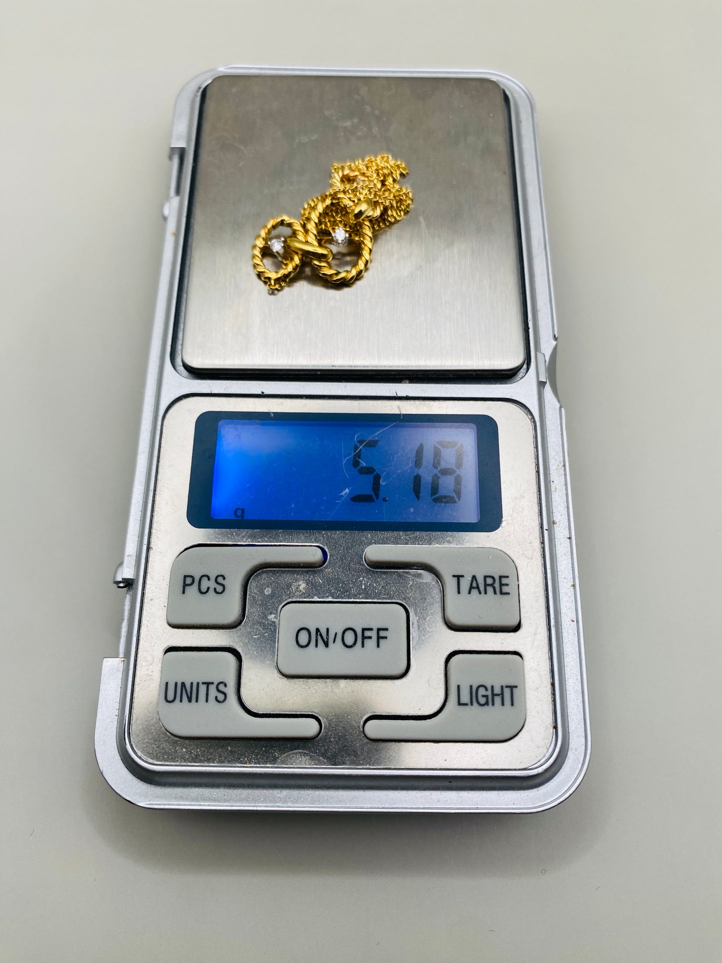 Collier Vintage 50s or 18k