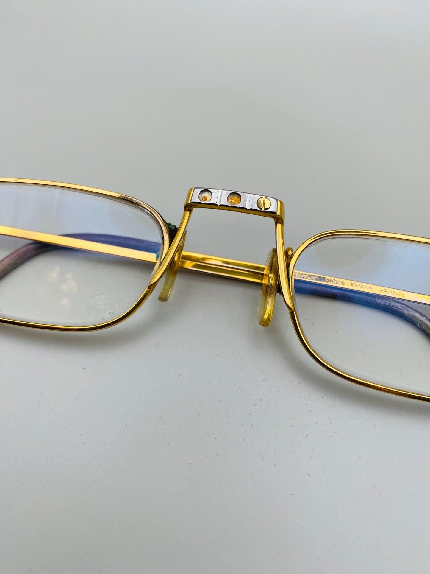 Lunettes loupes Cartier Demi Lune Vintage 140 50/24