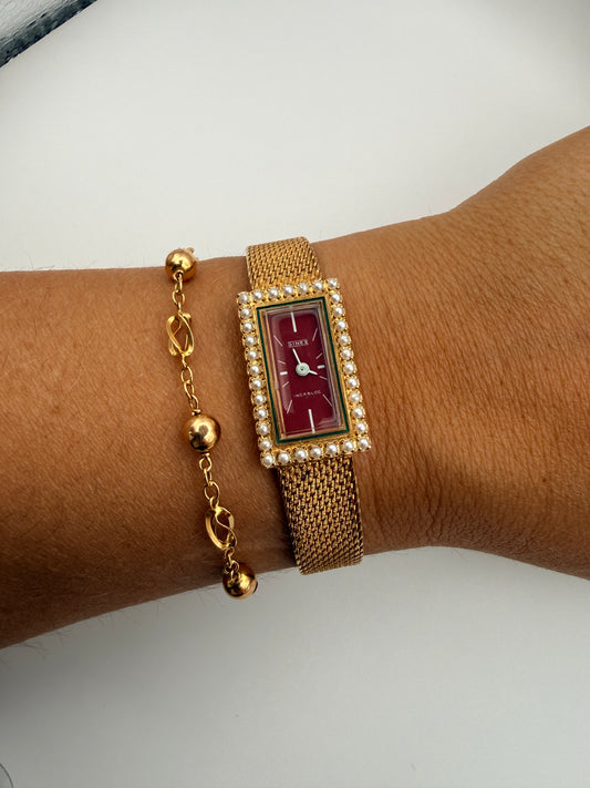 Montre Vintage Sinex Genève IncaBloc – Plaquée or 10 microns