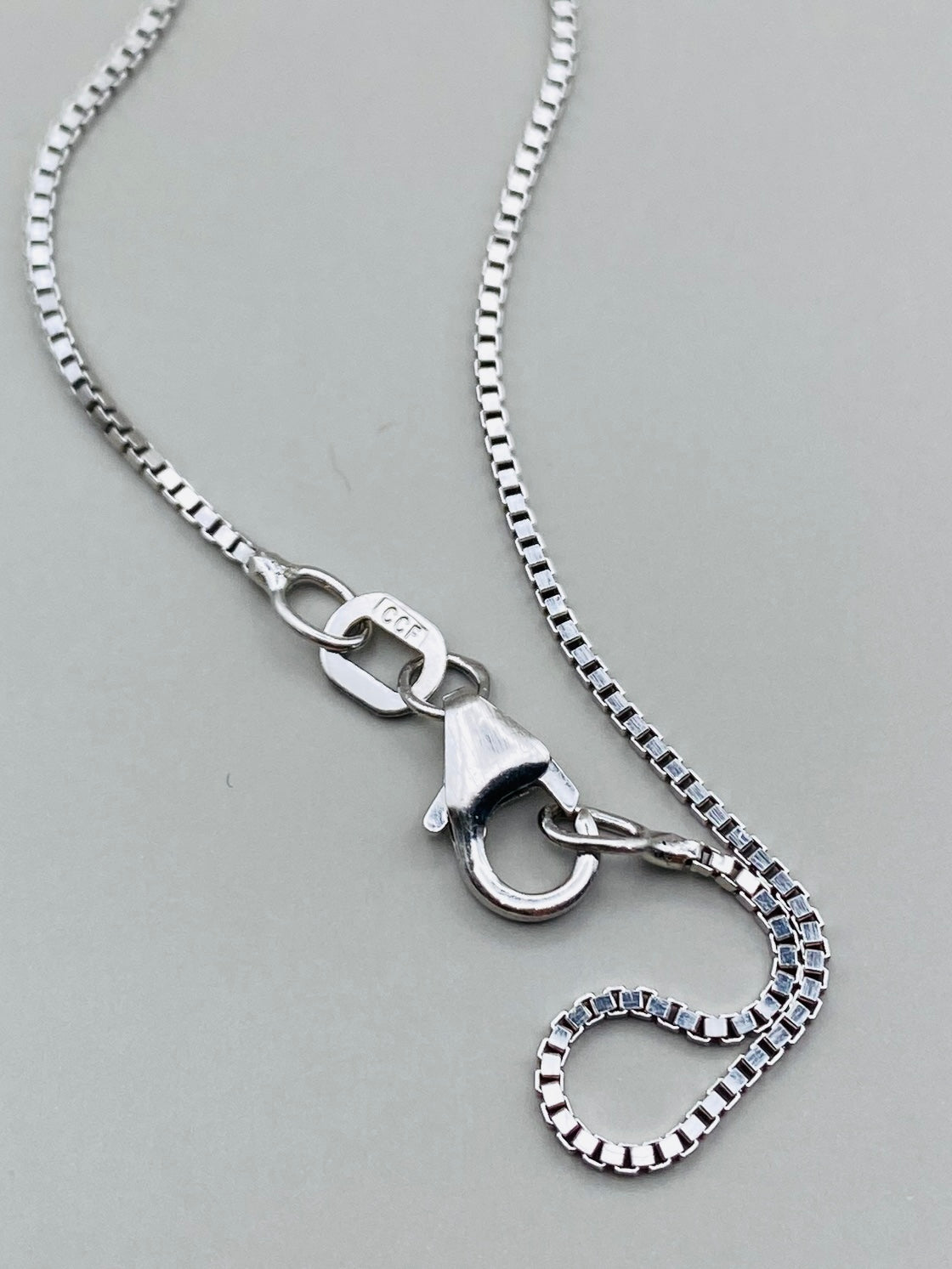 Collier vintage perle & zircon sur or 18k et argent 925