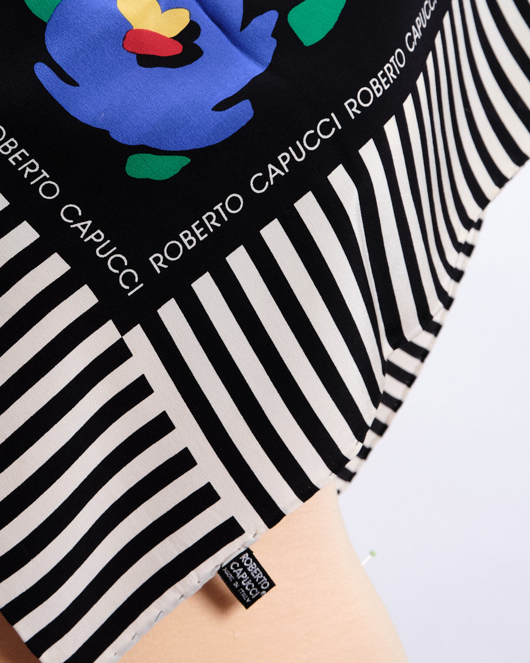 Foulard Vintage 70s Soie Roberto Capucci