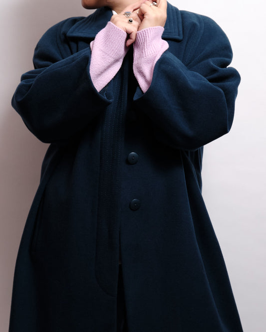 Manteau laine Vintage 80s