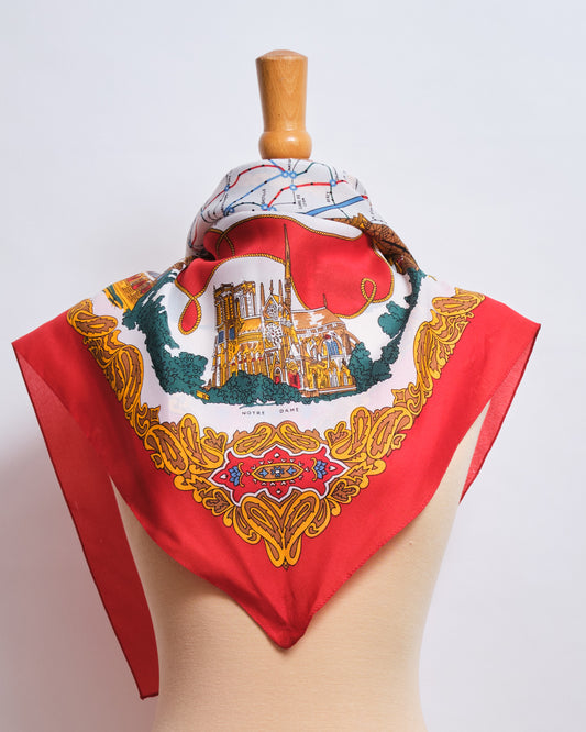 Foulard Vintage 80s
