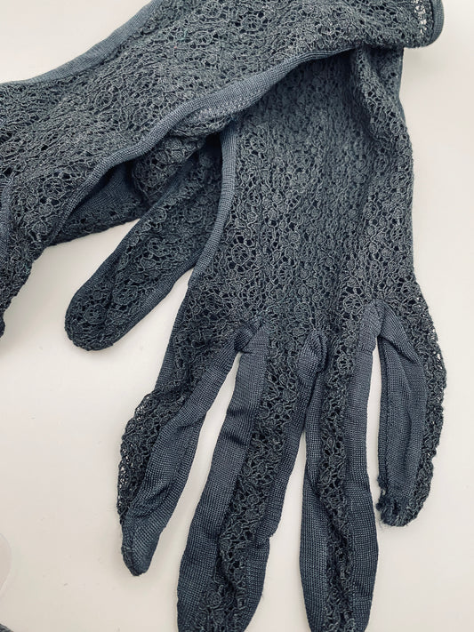 Gants courts vintage dentelle