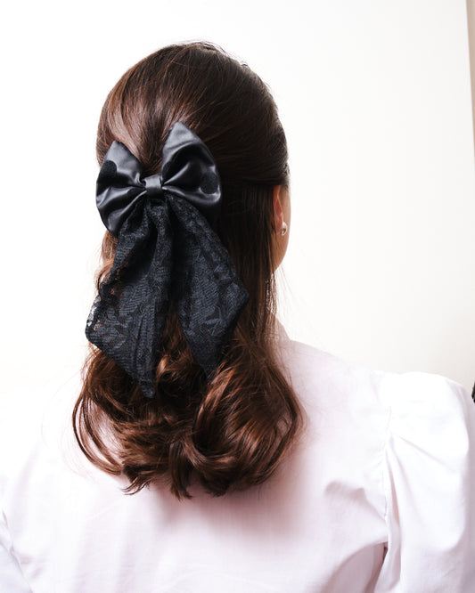 Barrette Noeud Fait main