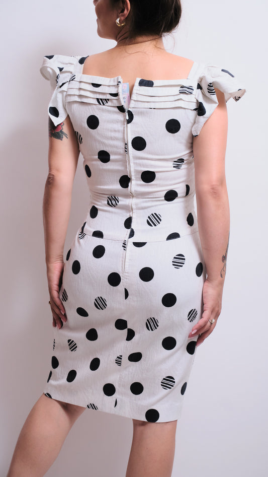 Robe Vintage 80s à pois