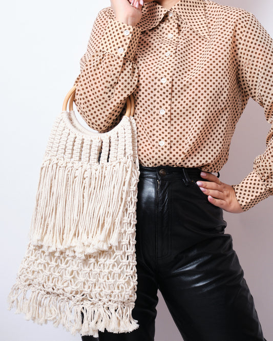 Sac Macramé Vintage