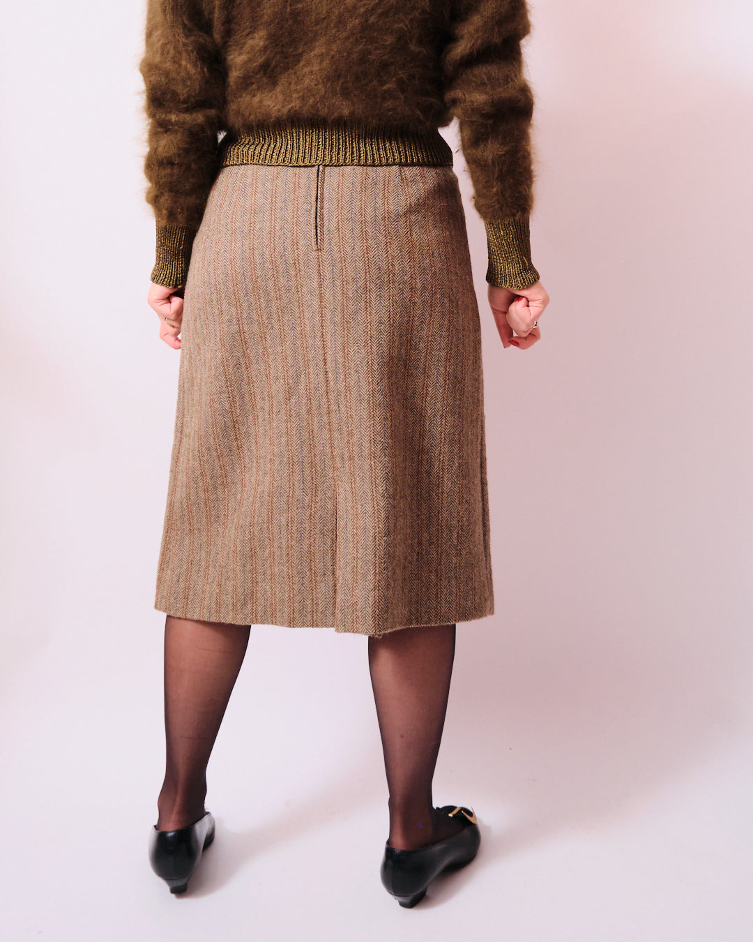 Jupe en laine vintage