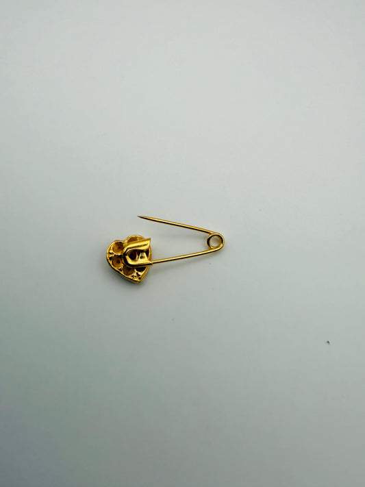 Broche vintage coeur