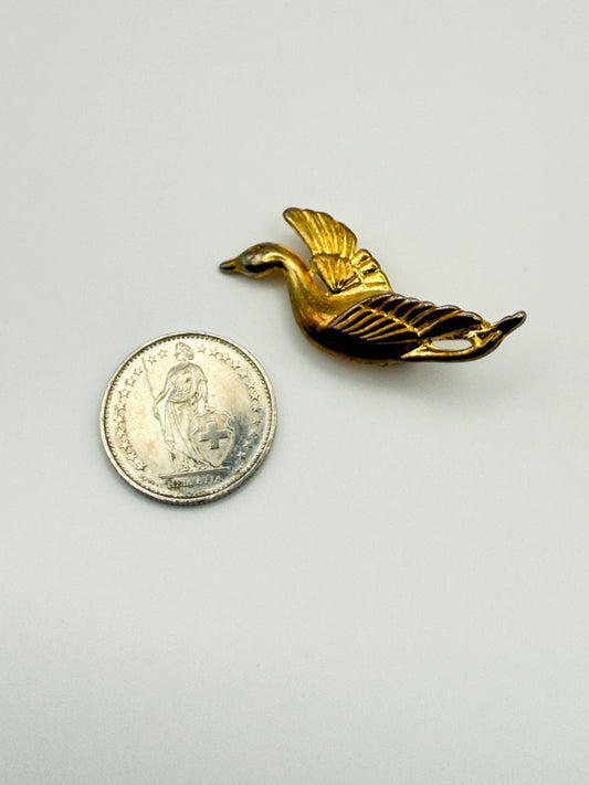 Broche Vintage oiseau