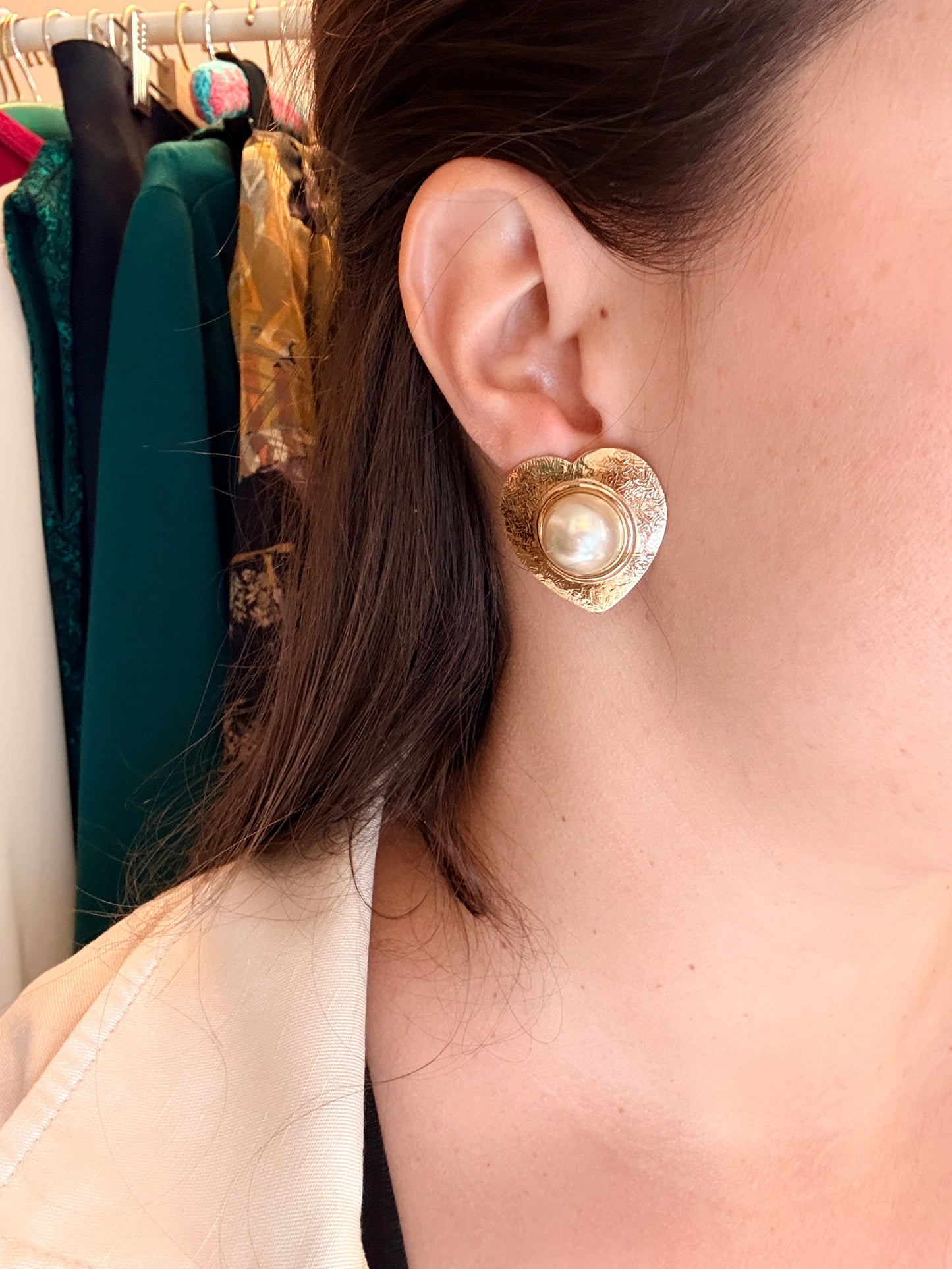 Boucles d’Oreilles Vintage Clous