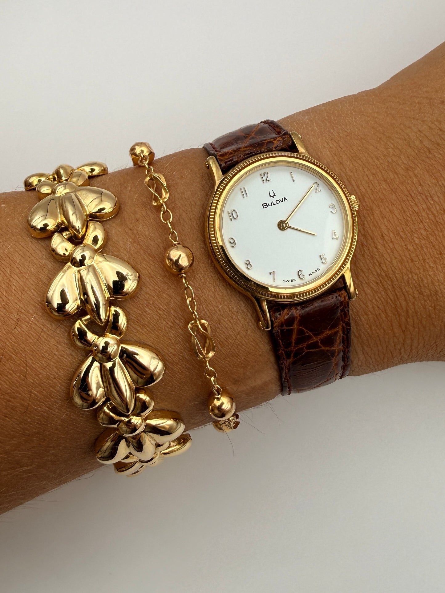 Montre vintage Bulova New Old Stock à quartz