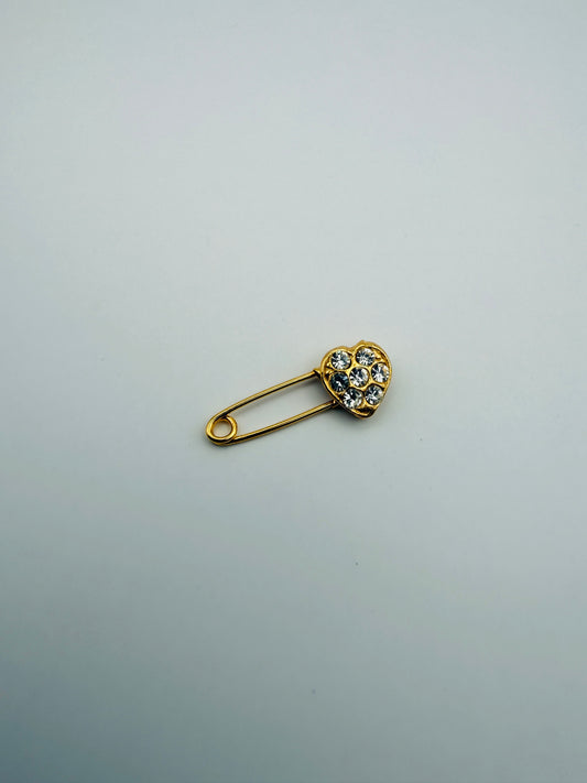 Broche vintage coeur