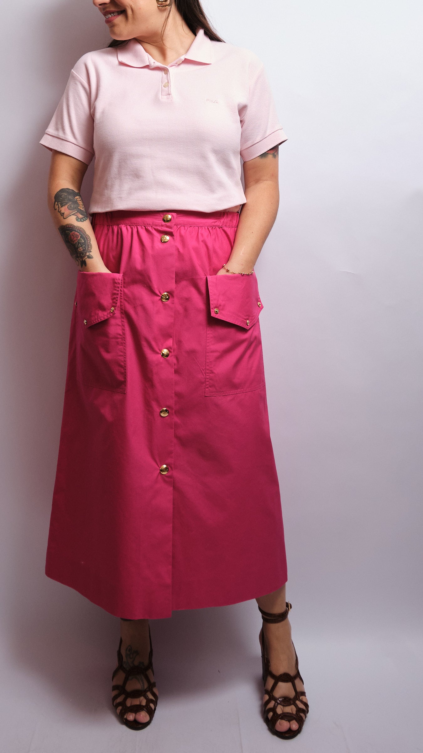 Jupe vintage Céline Paris 80s – Made in France, pièce iconique