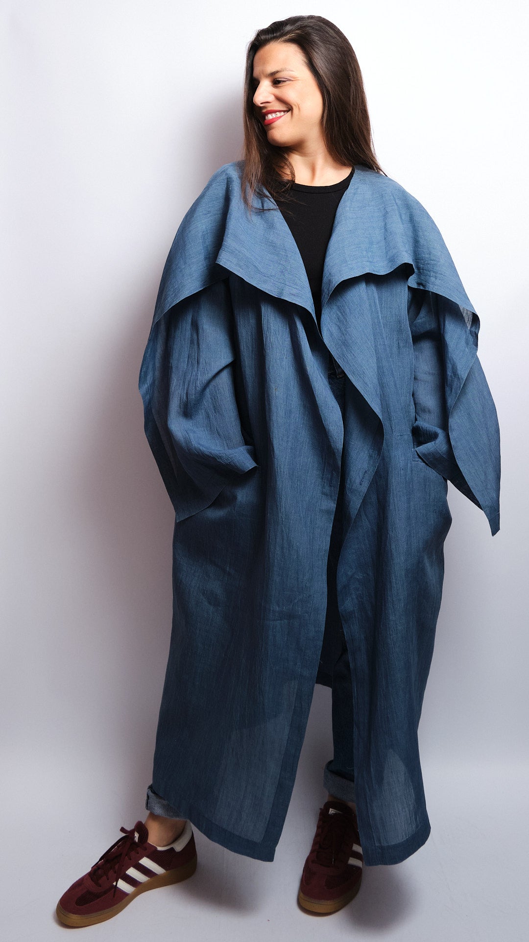 Manteau Cape Vintage 70s Issey Miyake