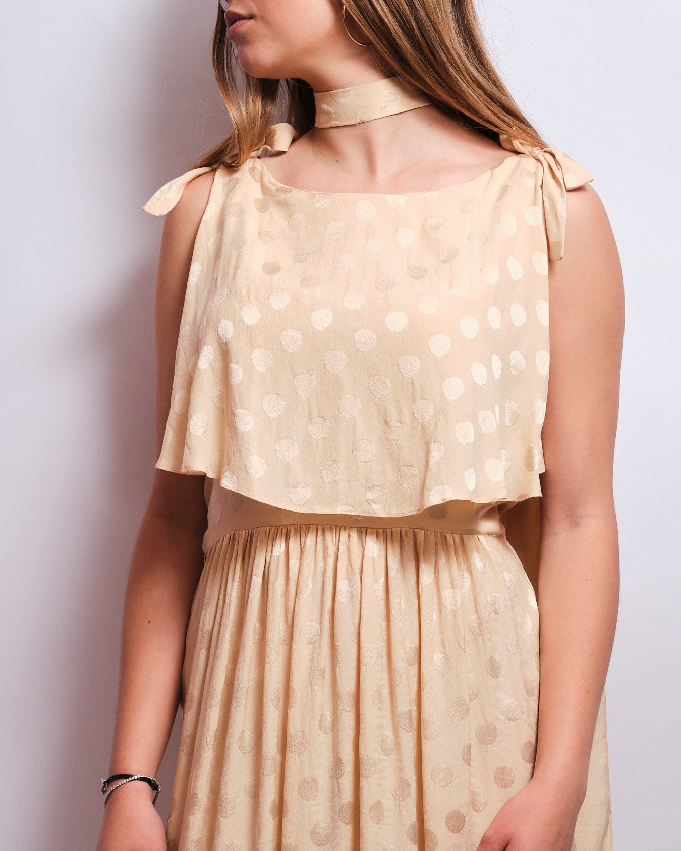 Robe Vintage Phillipe de Ville Paris en soie – années 70