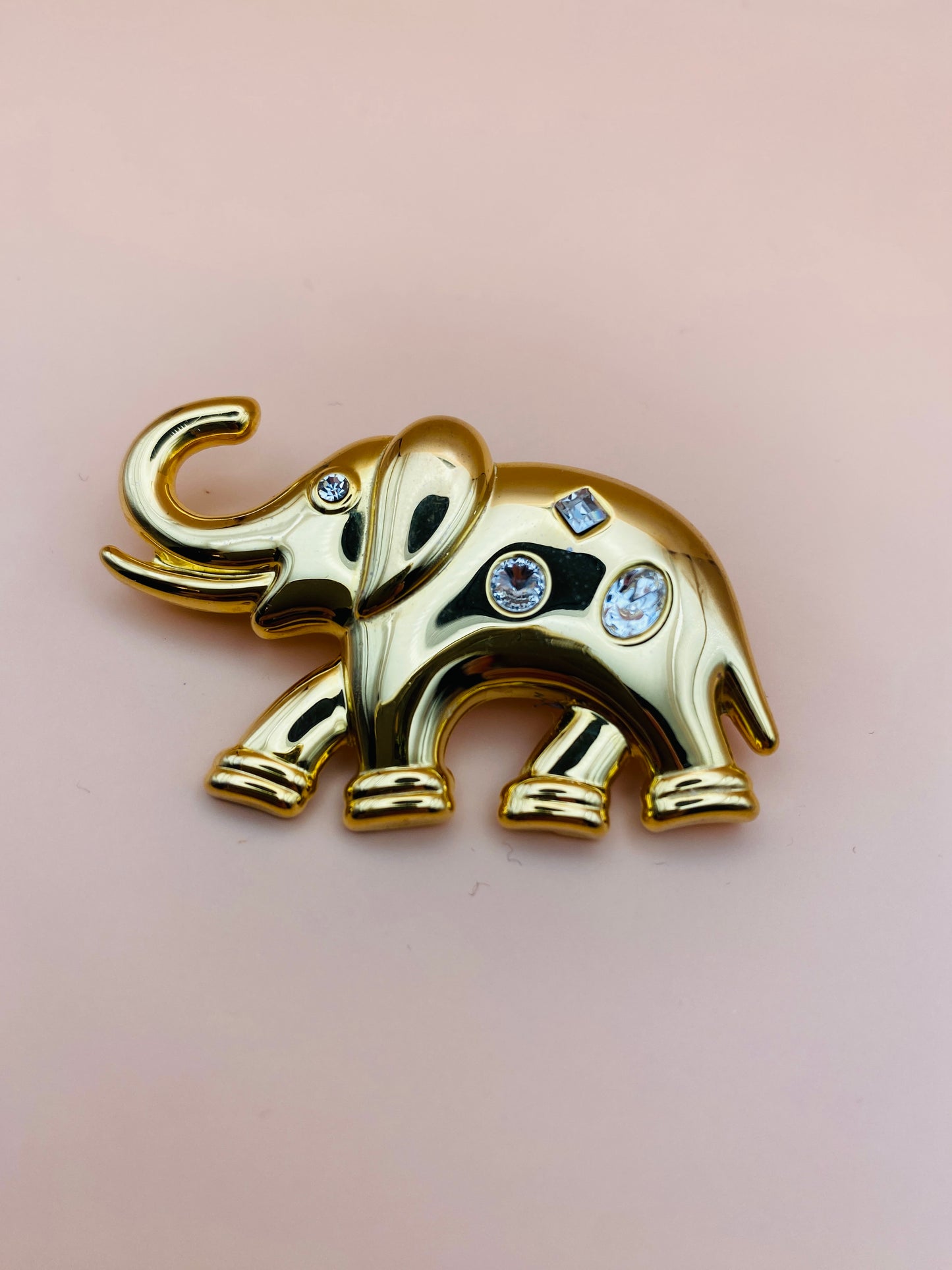 Broche vintage éléphant