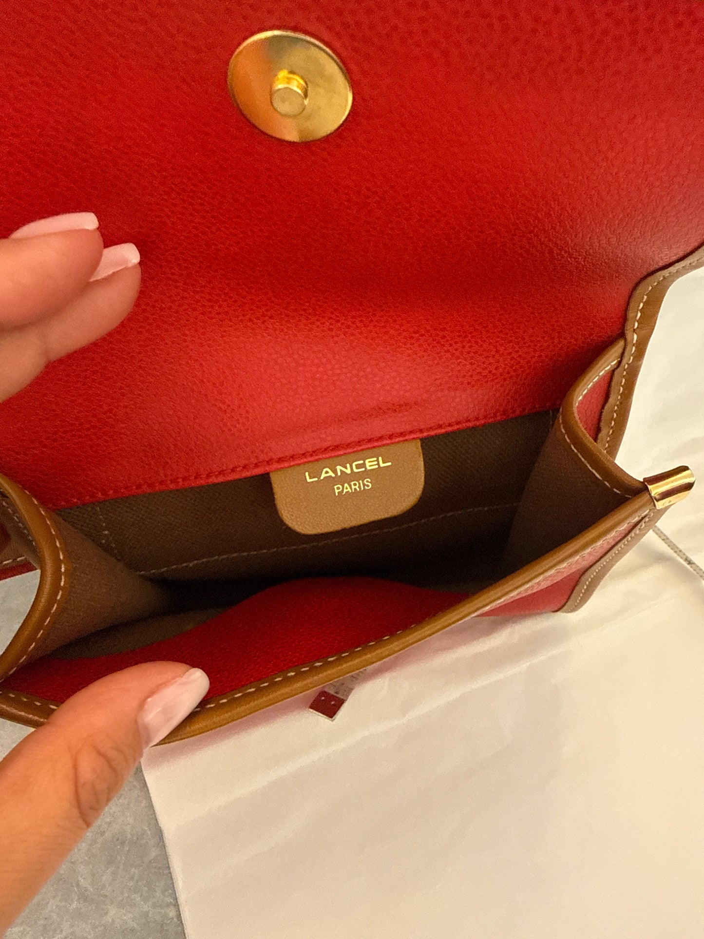 Pochette-ceinture Lancel vintage – années 90