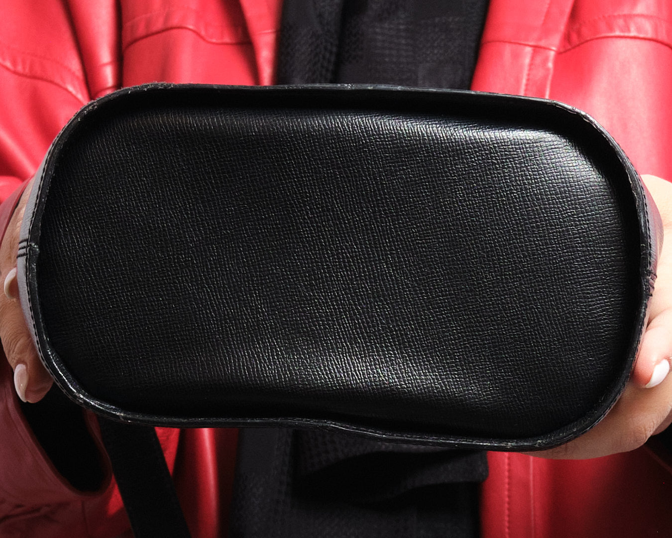 Sac vintage Christian Dior en cuir – fin 80s / début 90s