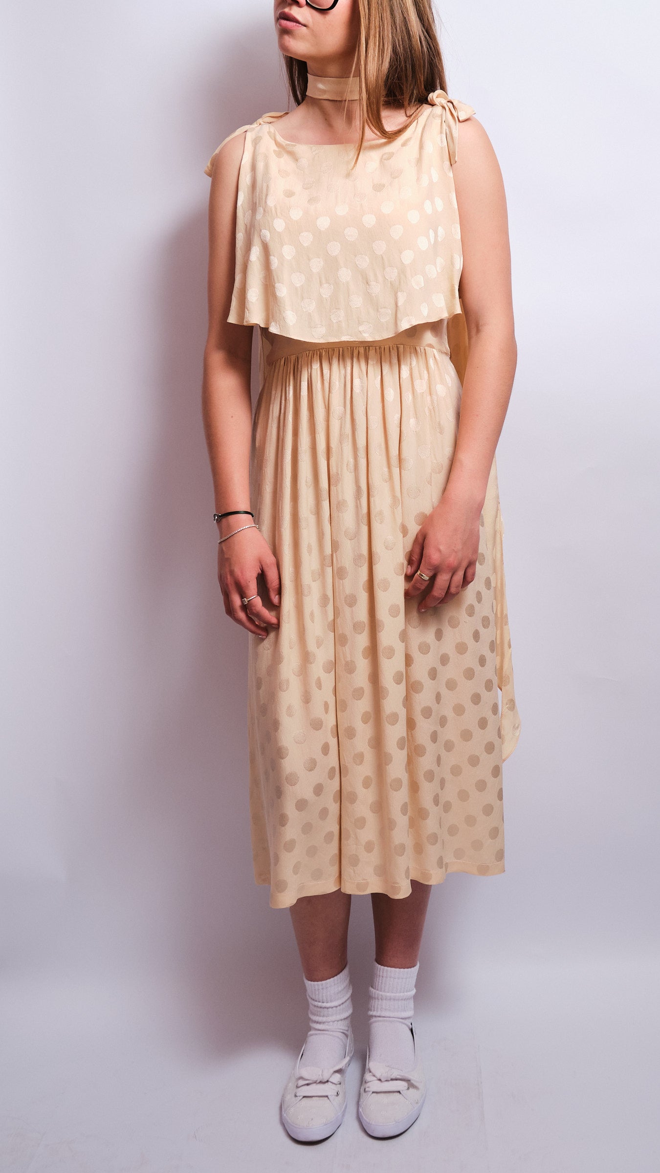Robe Vintage Phillipe de Ville Paris en soie – années 70
