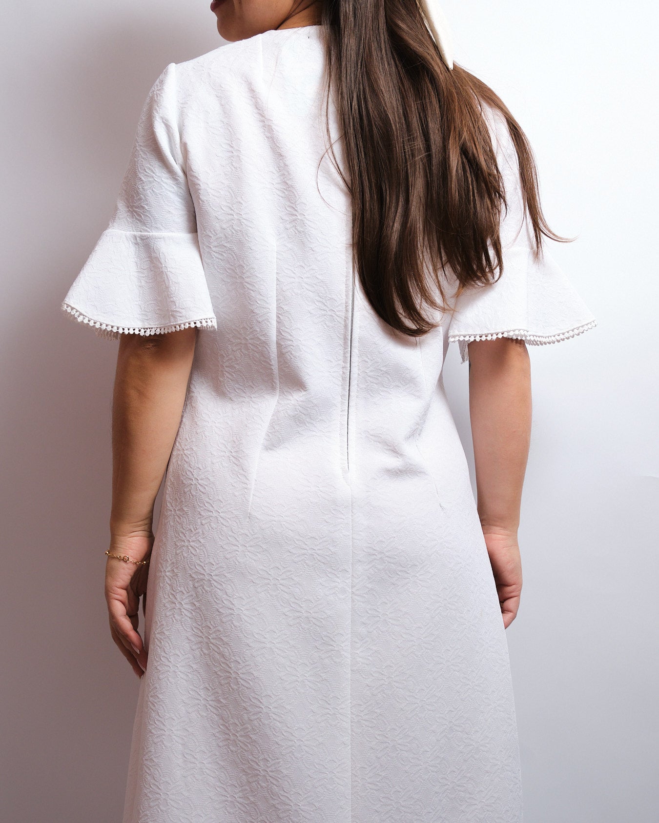 Robe vintage années 60 – fait main, élégance intemporelle