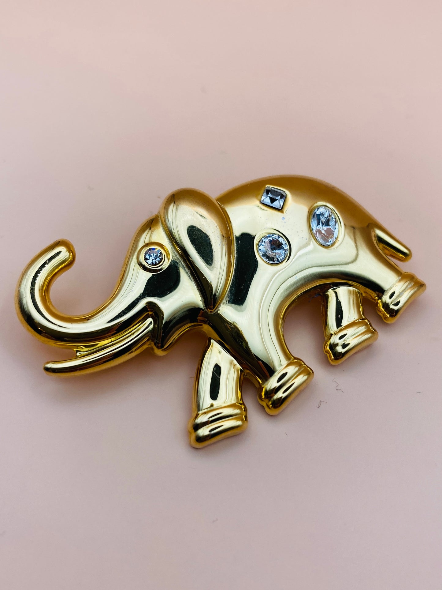 Broche vintage éléphant