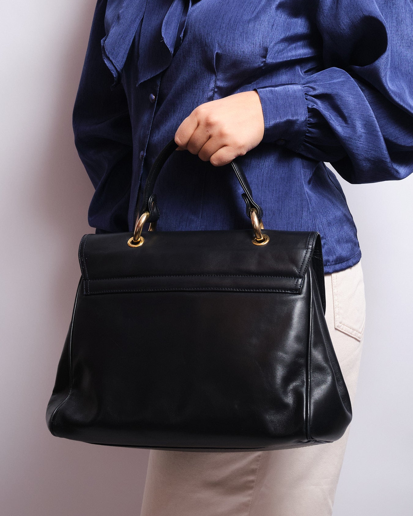 Sac vintage Bally en cuir – années 80 / 90