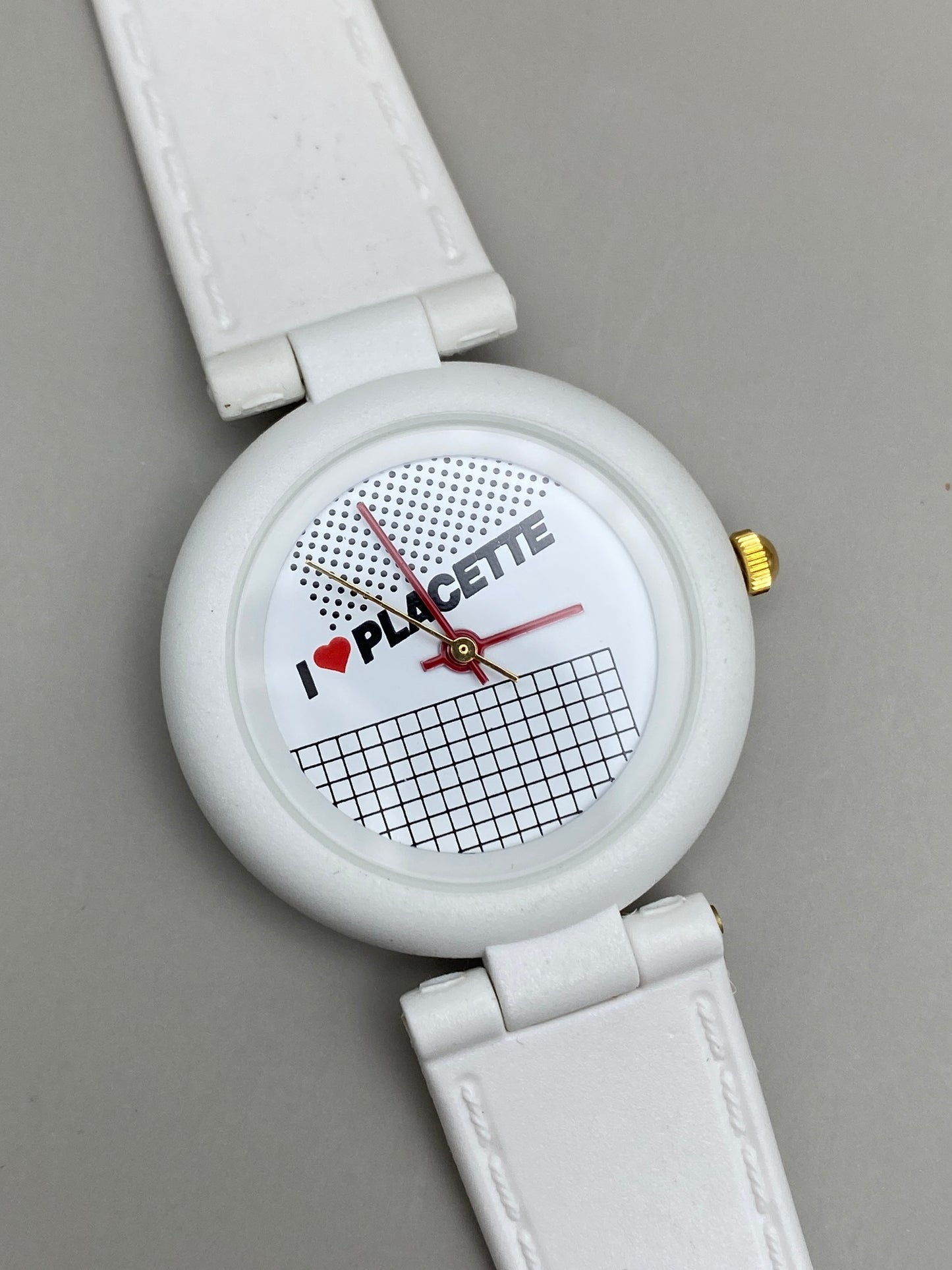 Montre Vintage Publicitaire – I ❤️ PLACETTE (1990)