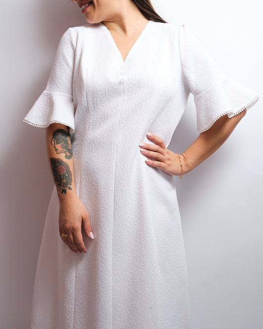 Robe vintage années 60 – fait main, élégance intemporelle