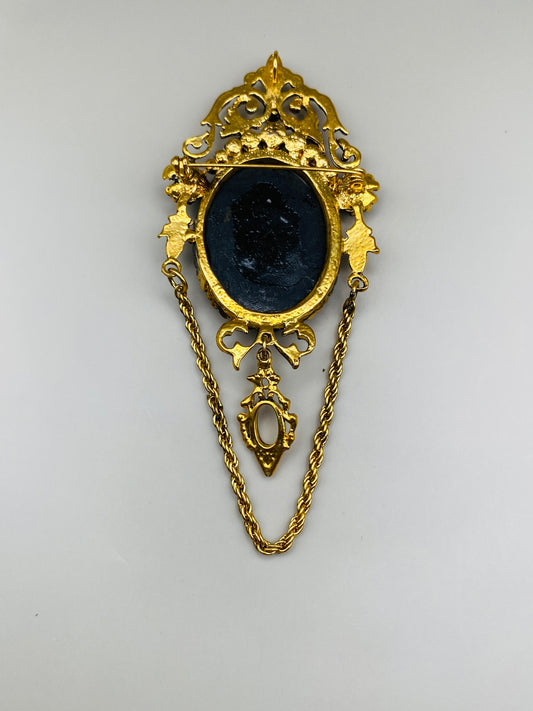 Broche vintage Camée