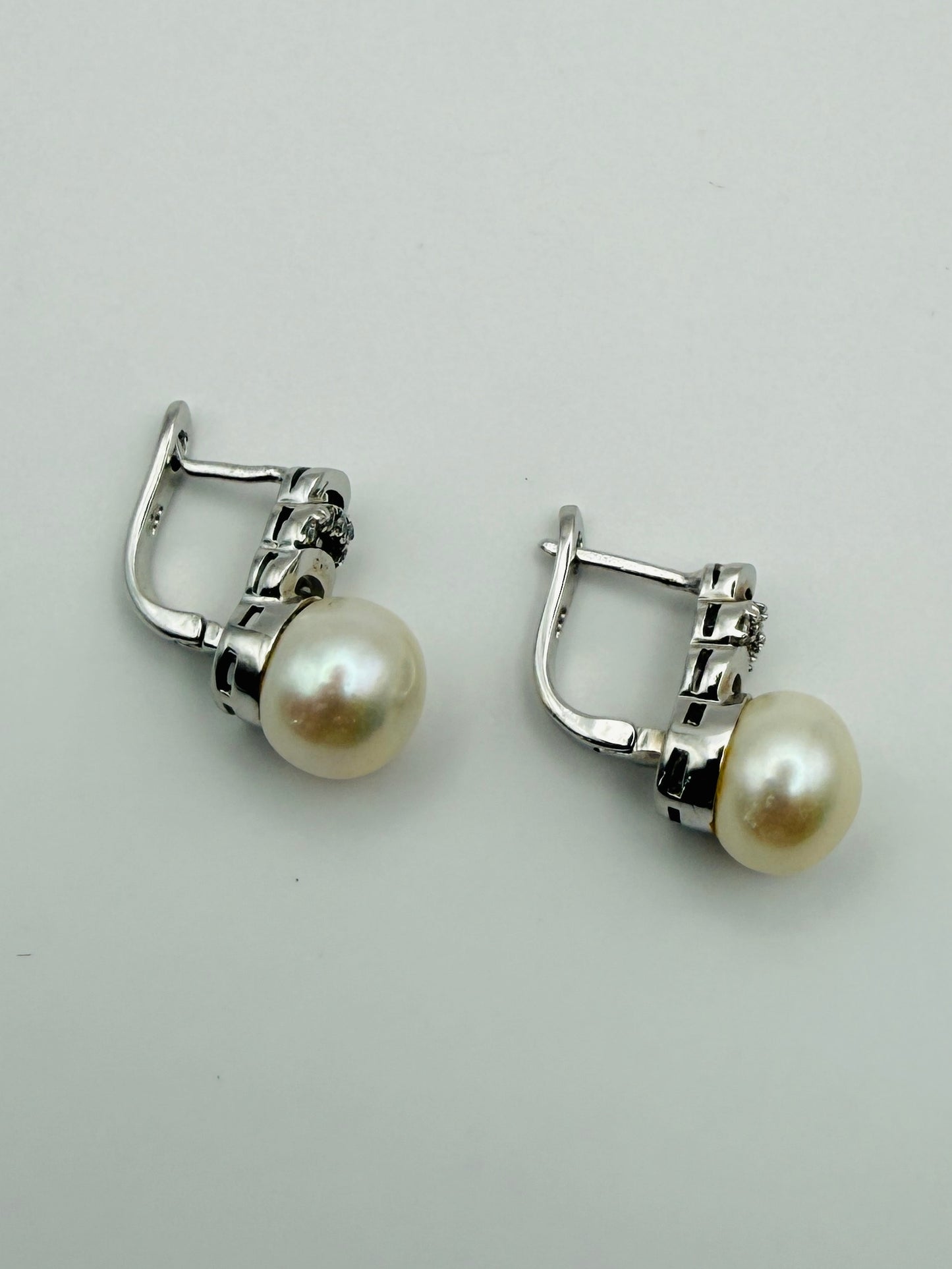 Parure vintage en argent 925 & véritables perles