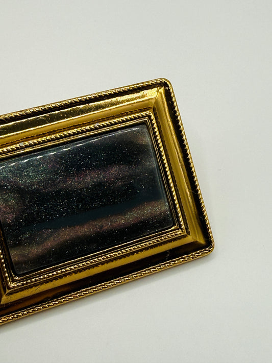 Pince à foulard Vintage « tableau »