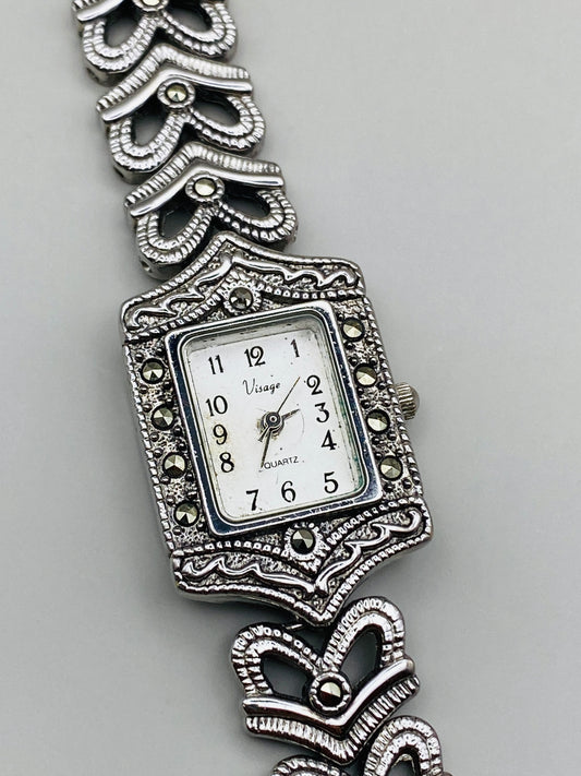 Montre Visage Quartz 90s – Style Art Déco Vintage