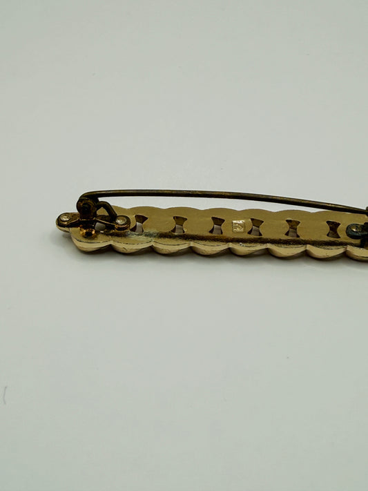 Broche Vintage « tresse »