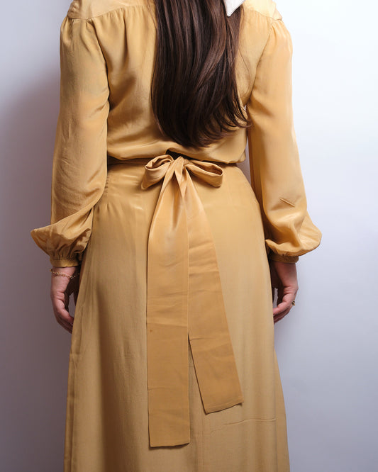 Vintage Bespoke Silk Set – 3 Piece, 1960s