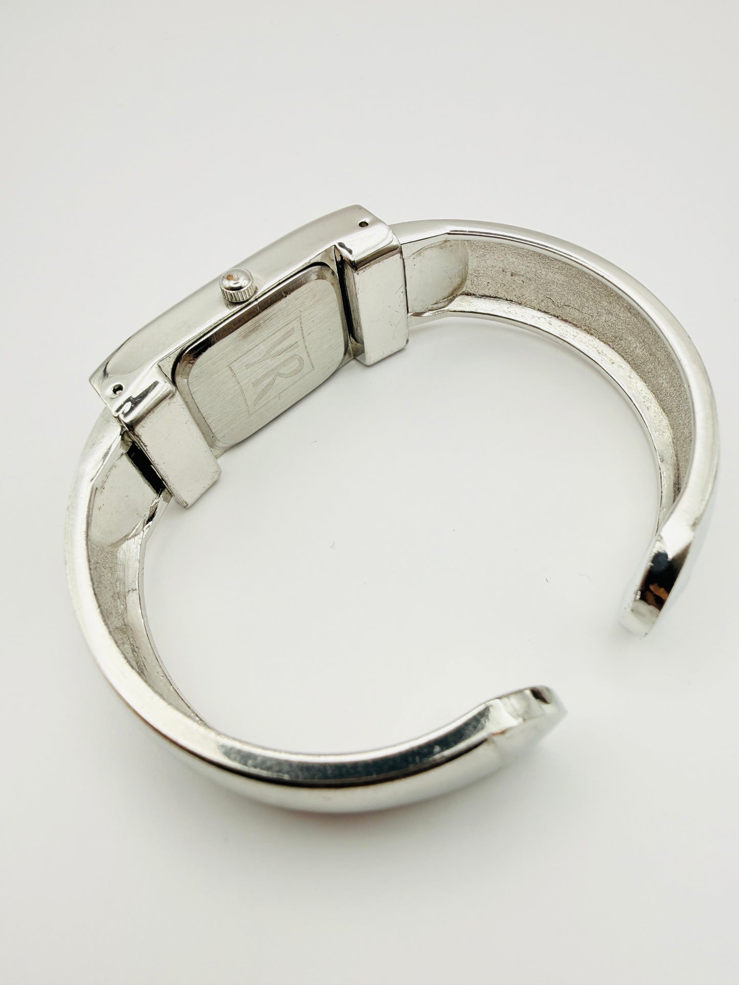 Montre manchette vintage cadran rose